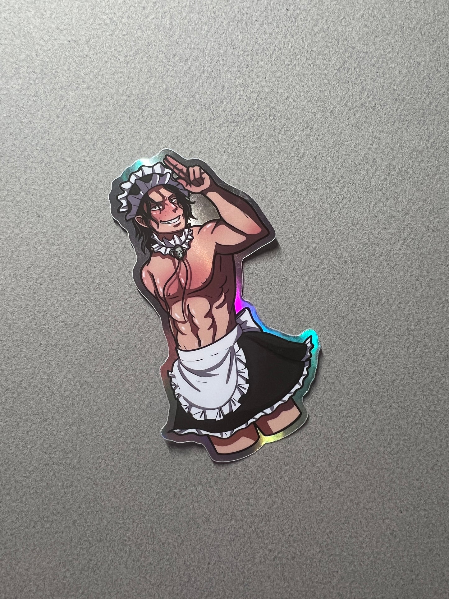 Fiery Maid Sticker