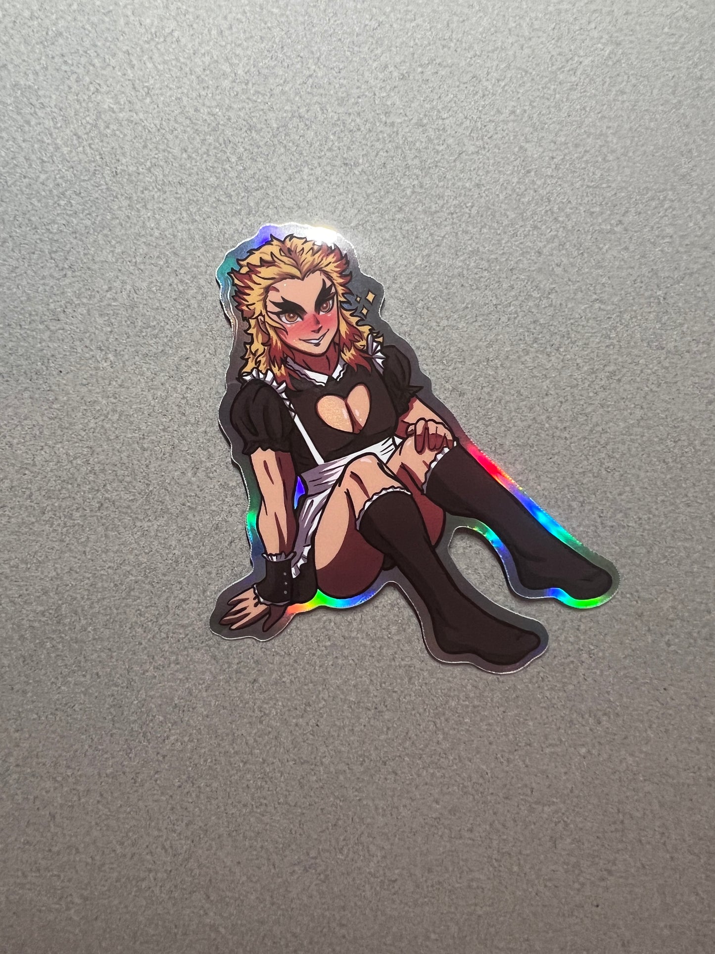 Fire Pillar Maid Sticker