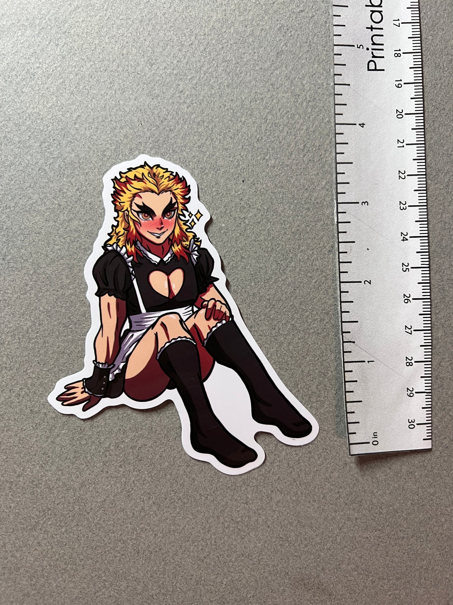 Fire Pillar Maid Sticker
