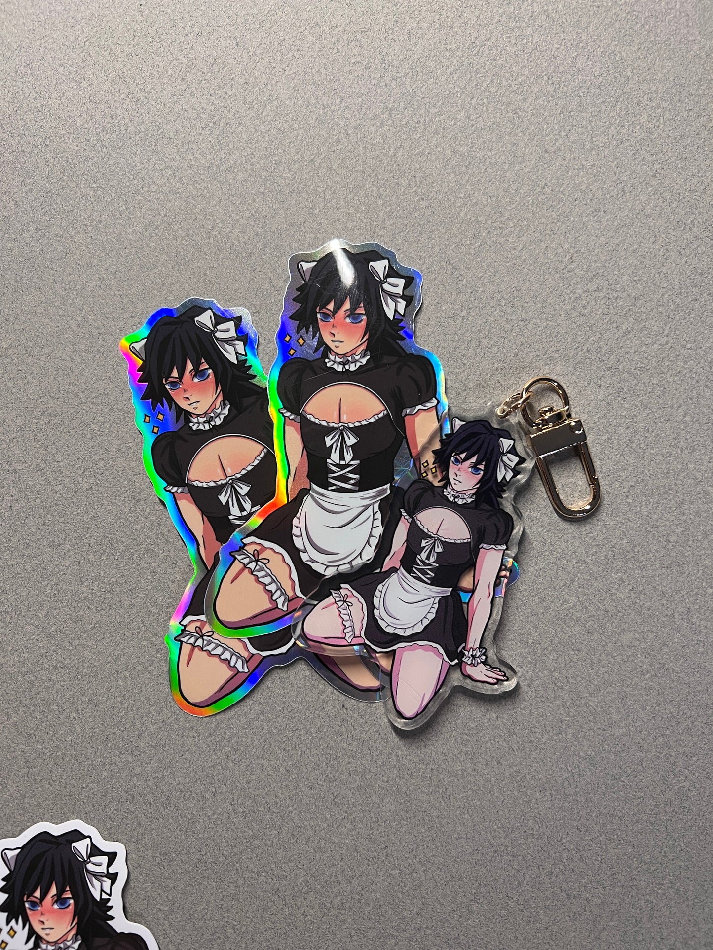 Maid Water Pillar Keychain