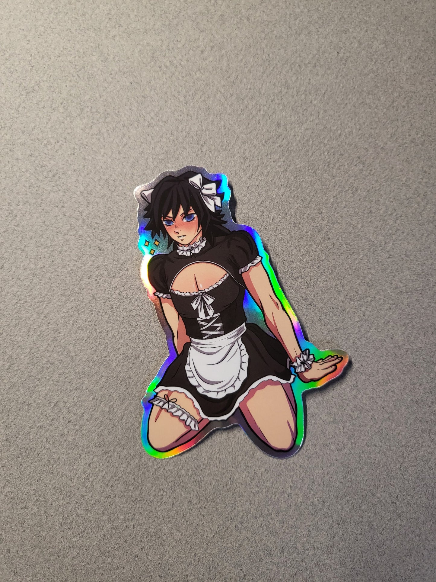 Water Pillar Maid Sticker