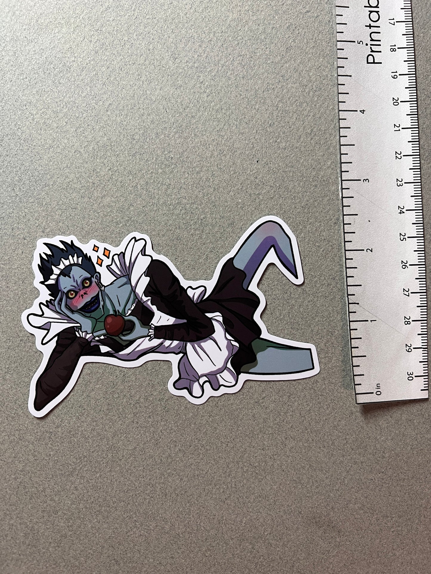 I Love Apples Maid Sticker