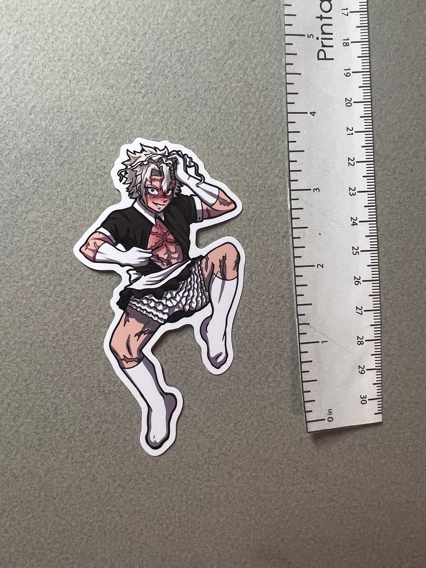 Wind Pillar Maid Sticker