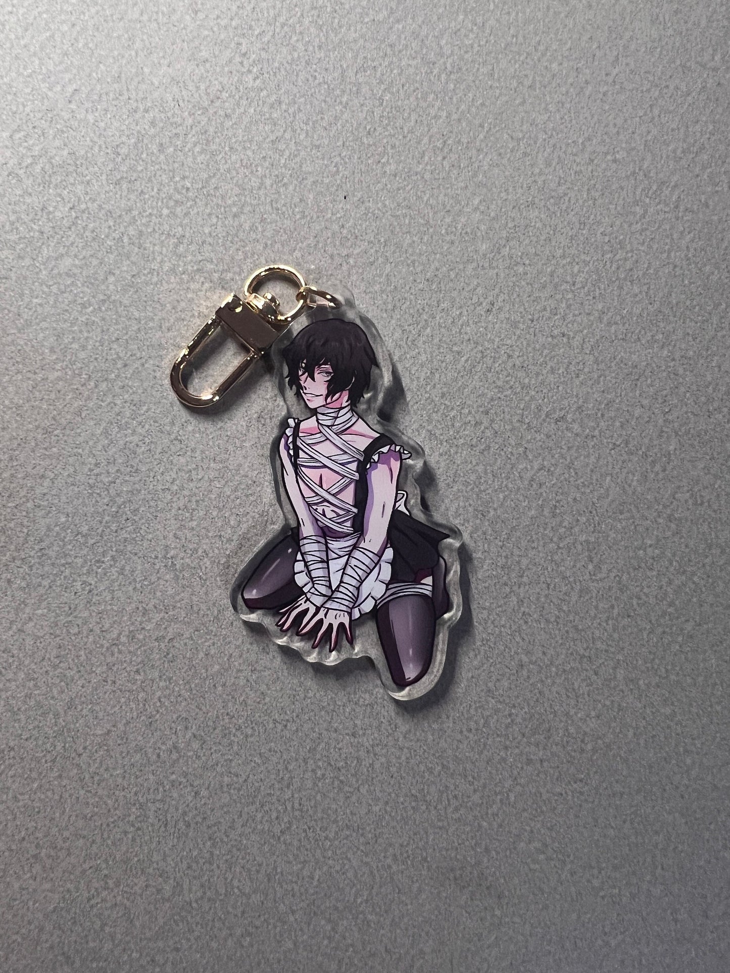 Dramatic Detective Maid Keychain