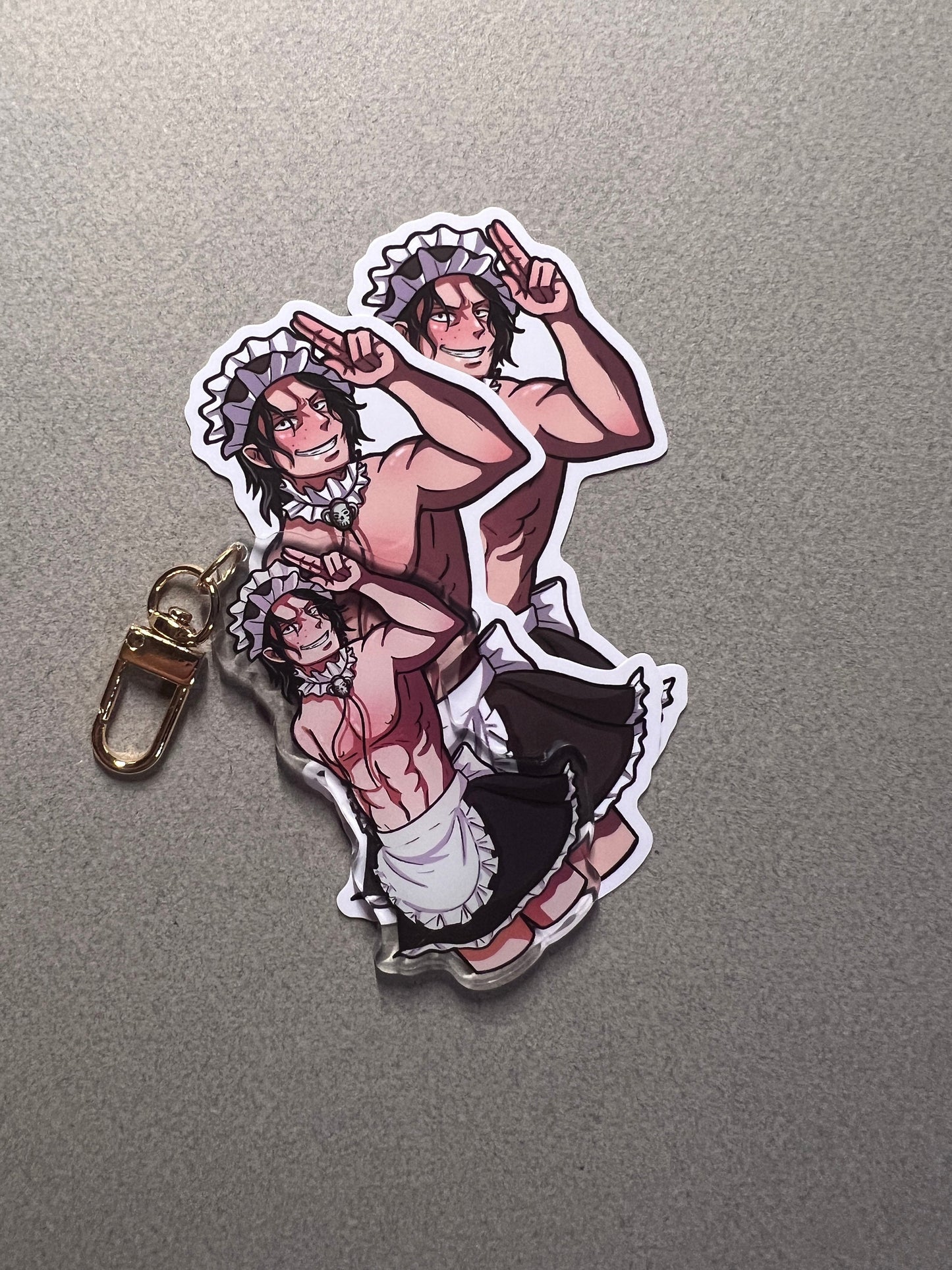 Fiery Maid Keychain