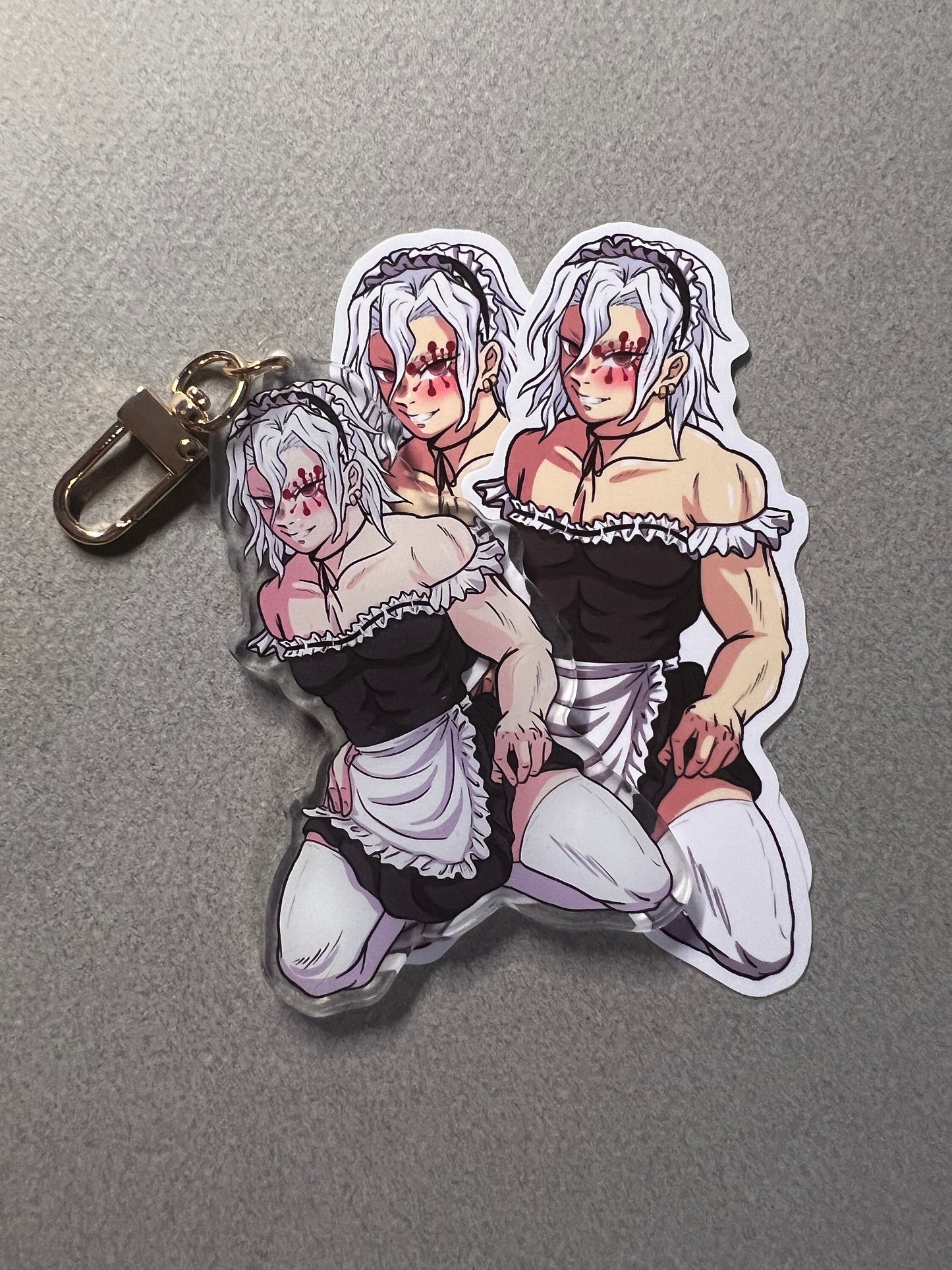 Flashy Maid Keychain