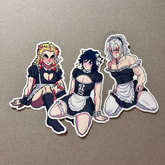 Maid Pillar Sticker Pack