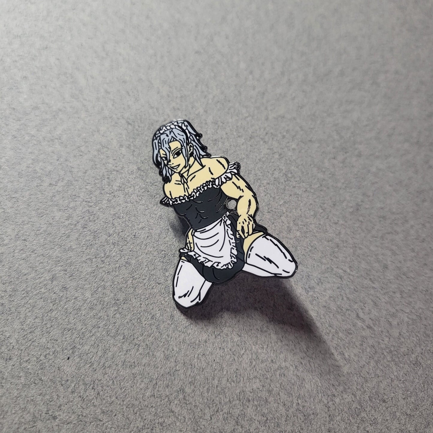 Flashy Maid Enamel Pin *FREE STICKERS*