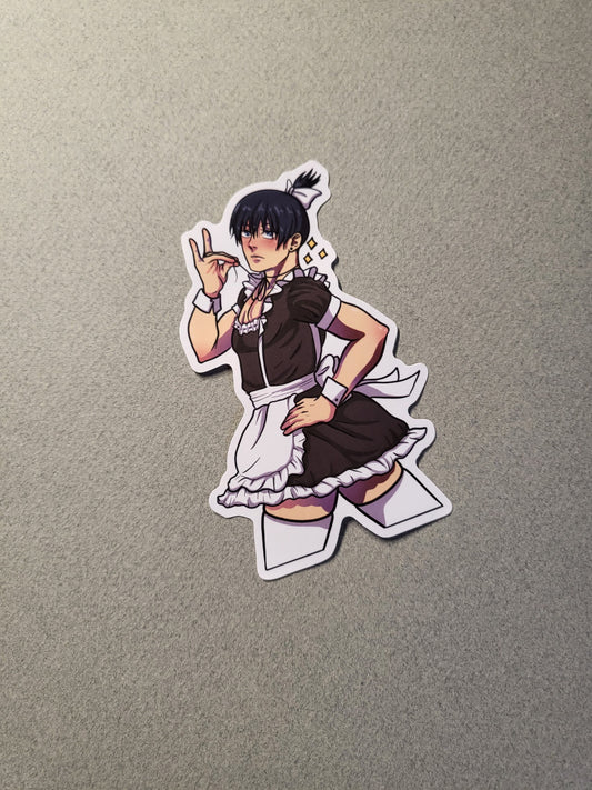 Foxy Maid Boy Sticker