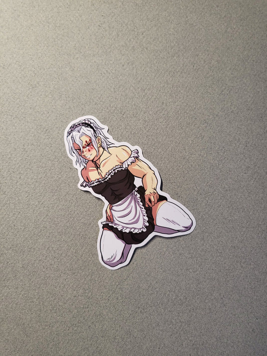 Flashy Maid Sticker