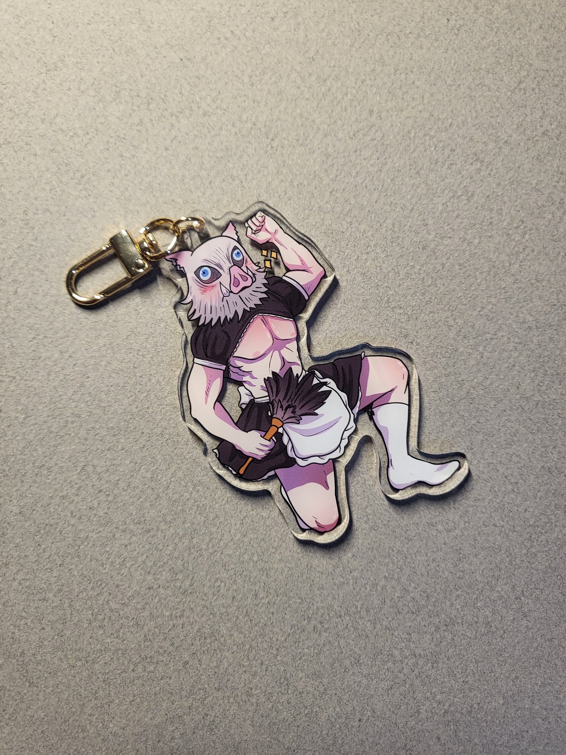 Adult King of the Mountain Keychain