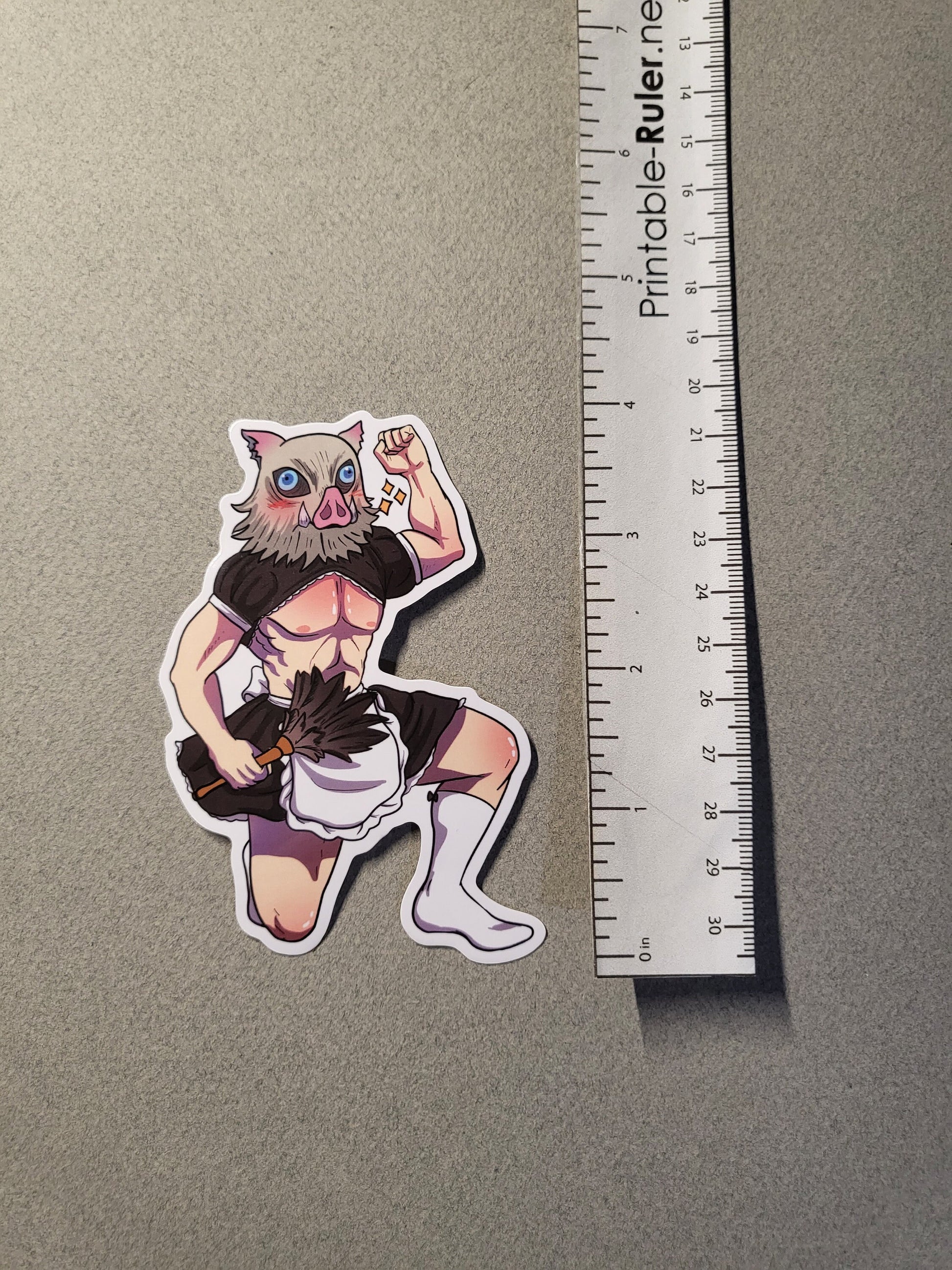 Adult King of the Mountain Maid Sticker