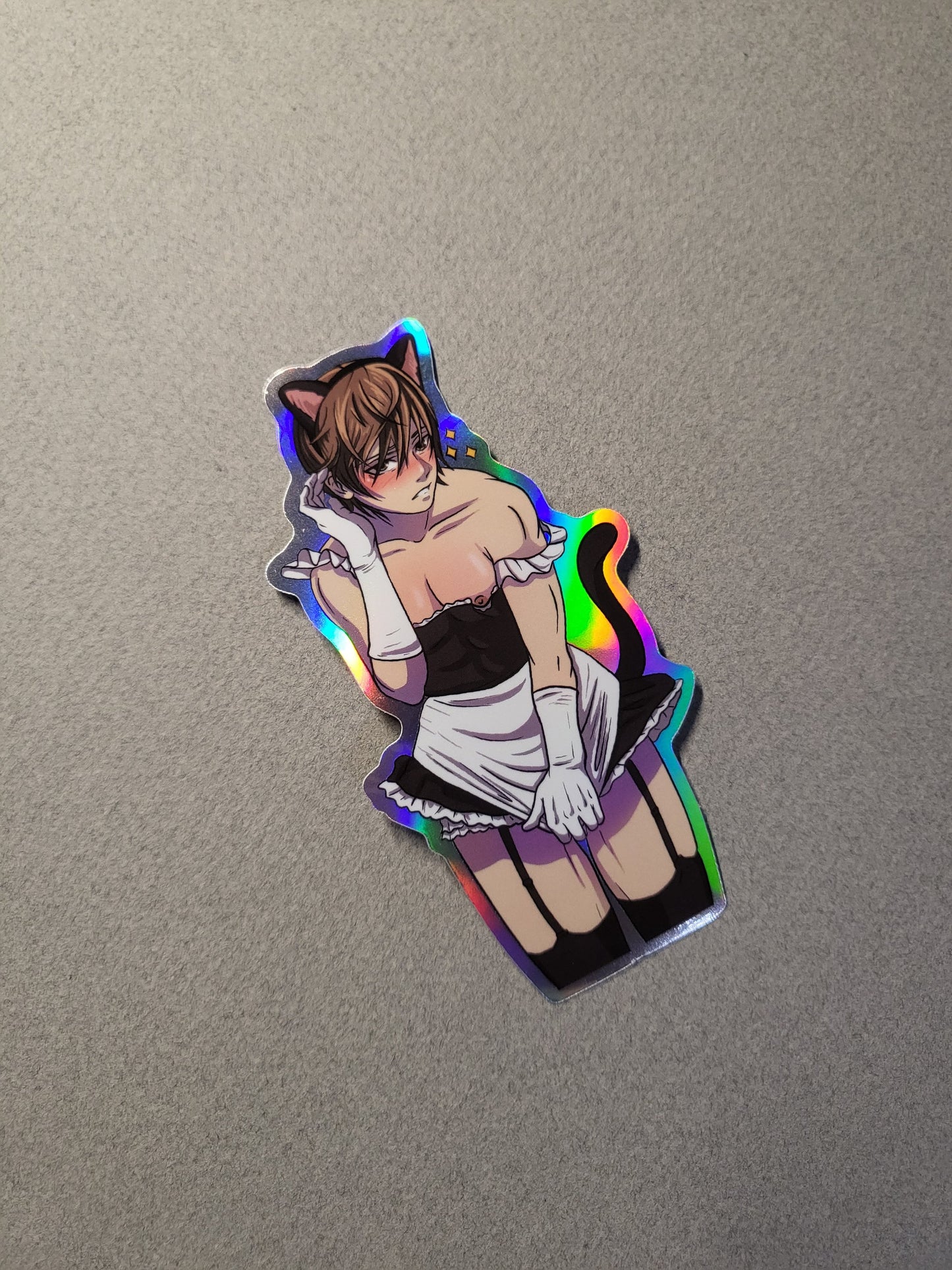 Maid Catboy Sticker