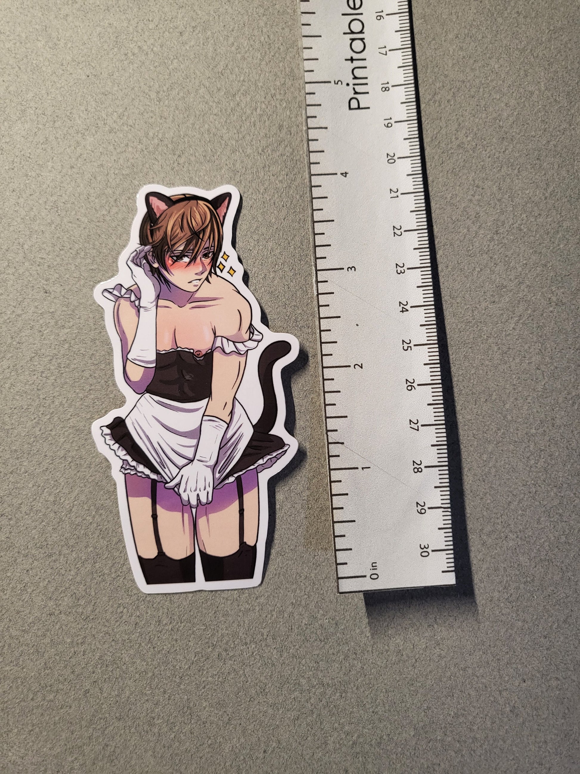 Maid Catboy Sticker