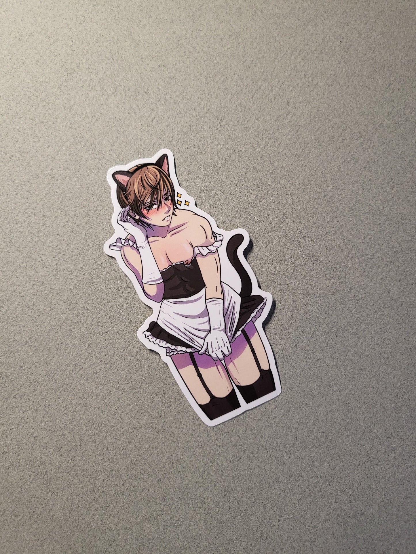 Maid Catboy Sticker