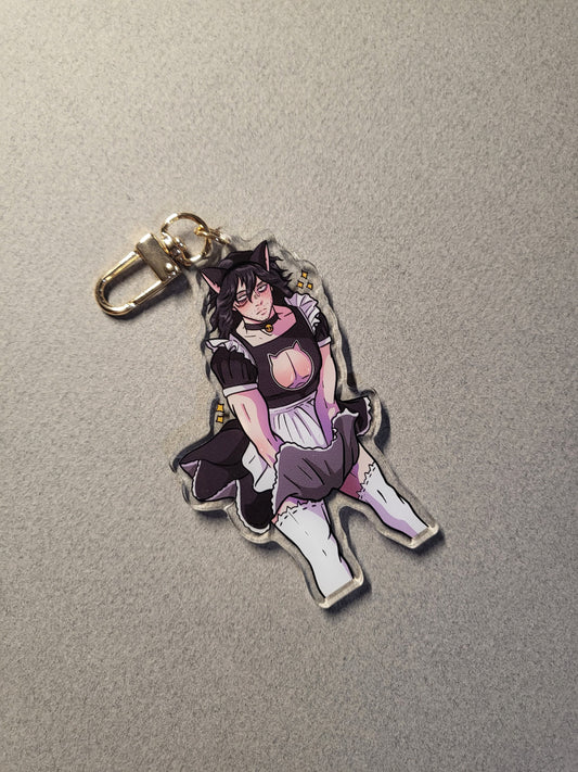 Tired Dilf Teacher Keychain