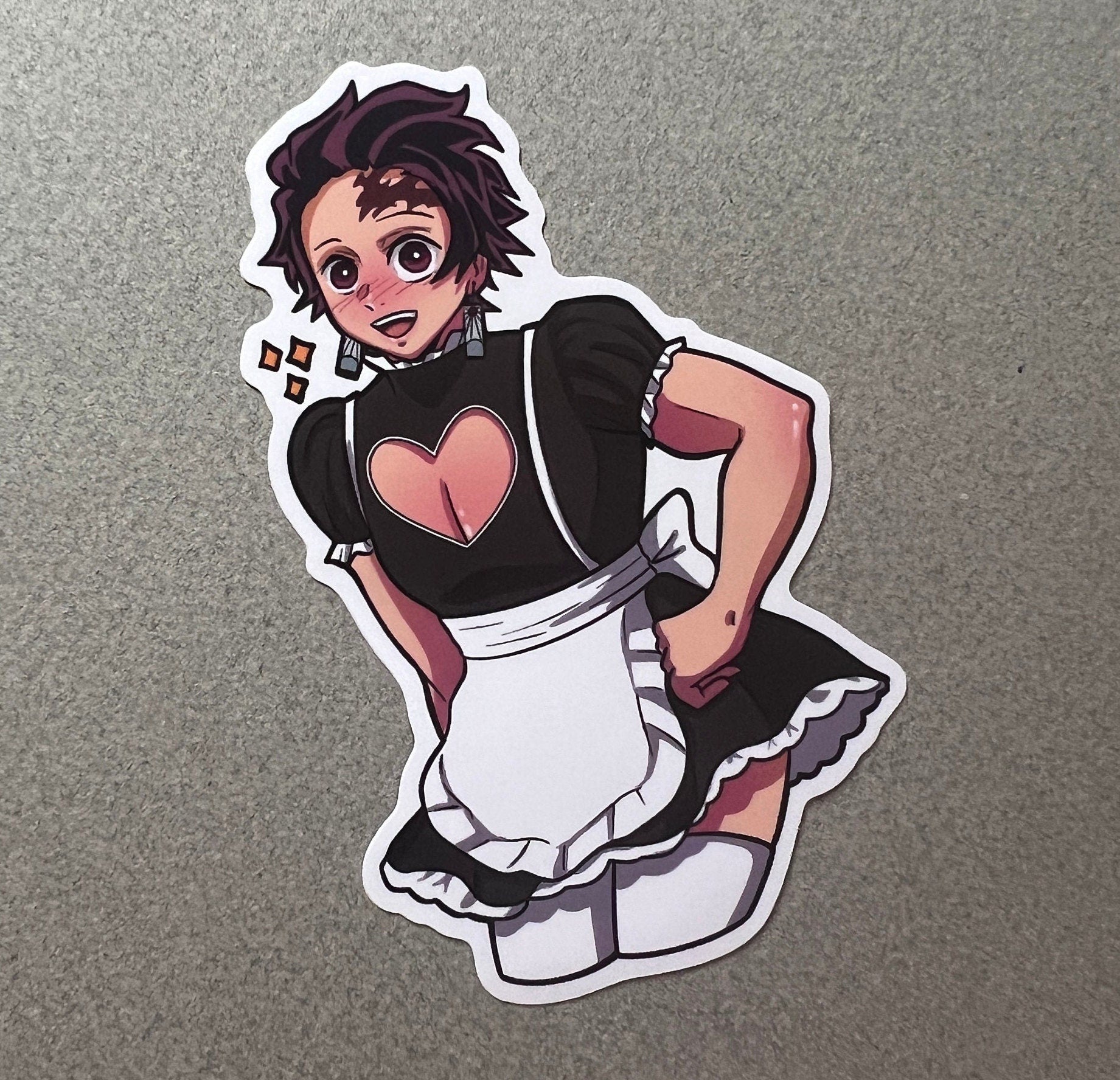 Adult Super Sniffer Demon Fighter Maid Sticker