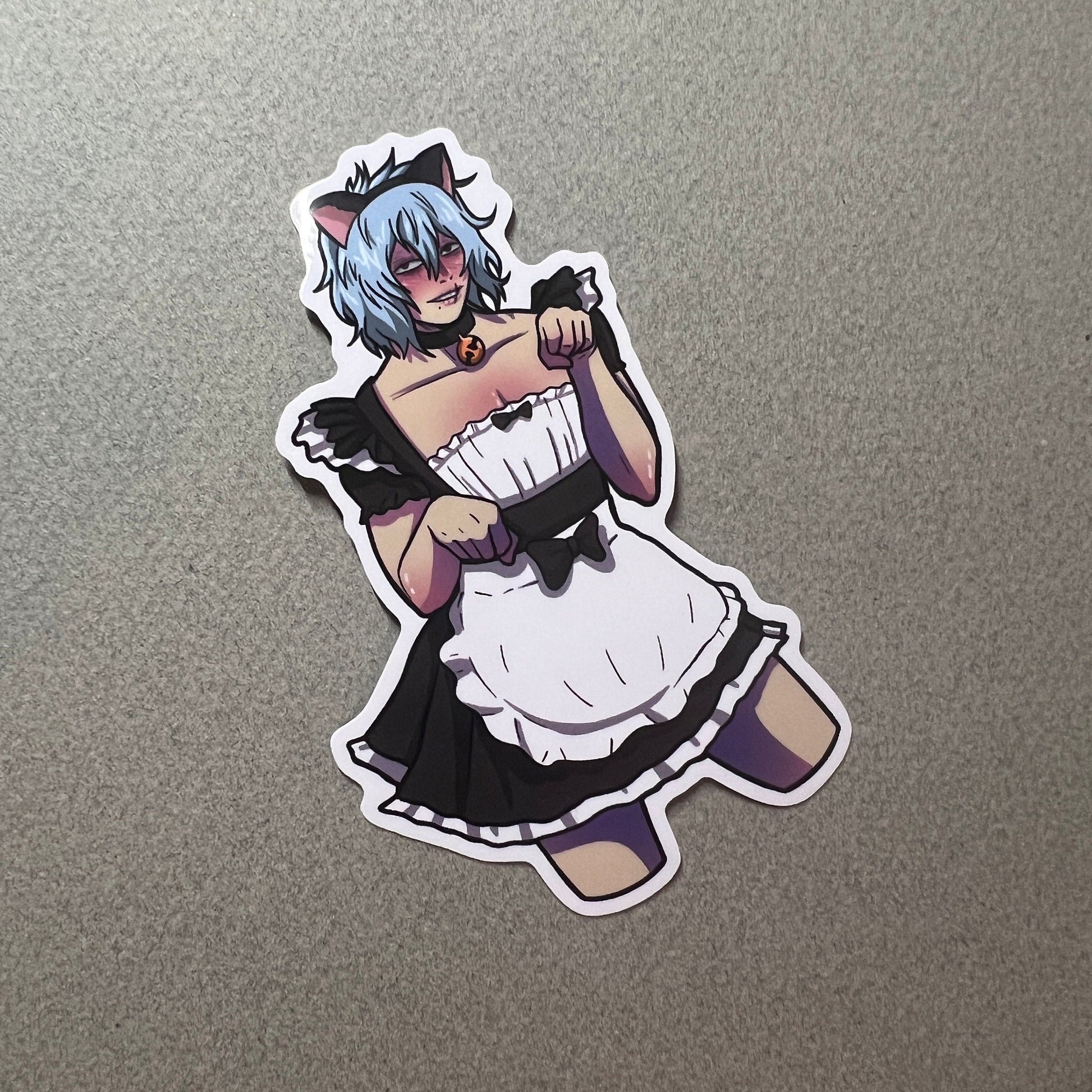 Decay Kitty Maid Sticker