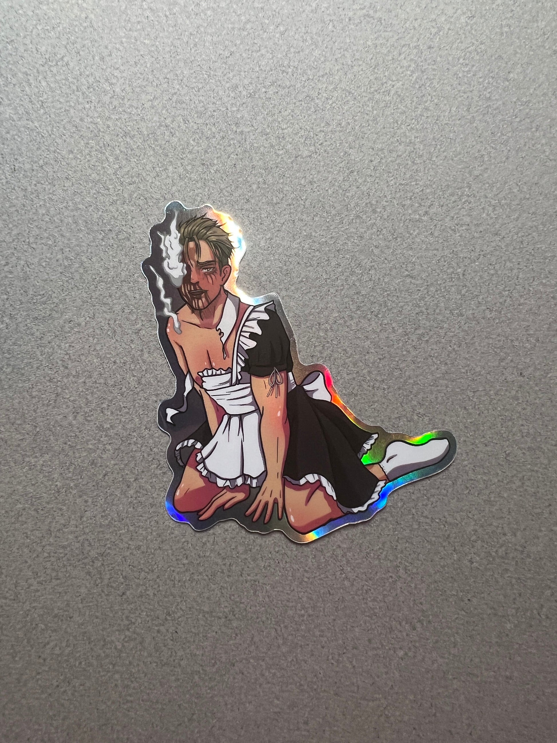 Hot, Dying, Jaw Maid Titan Sticker