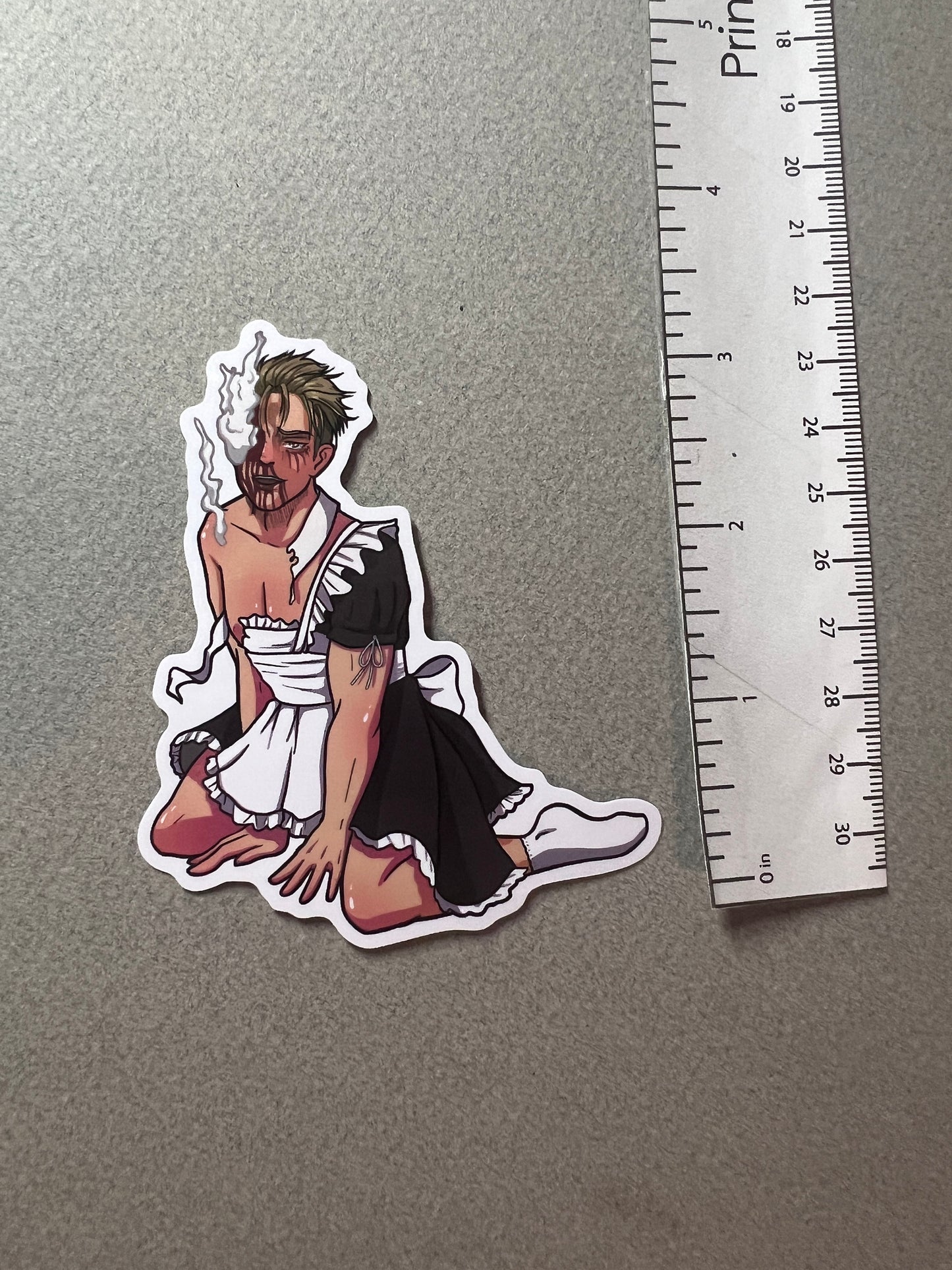 Hot, Dying, Jaw Maid Titan Sticker