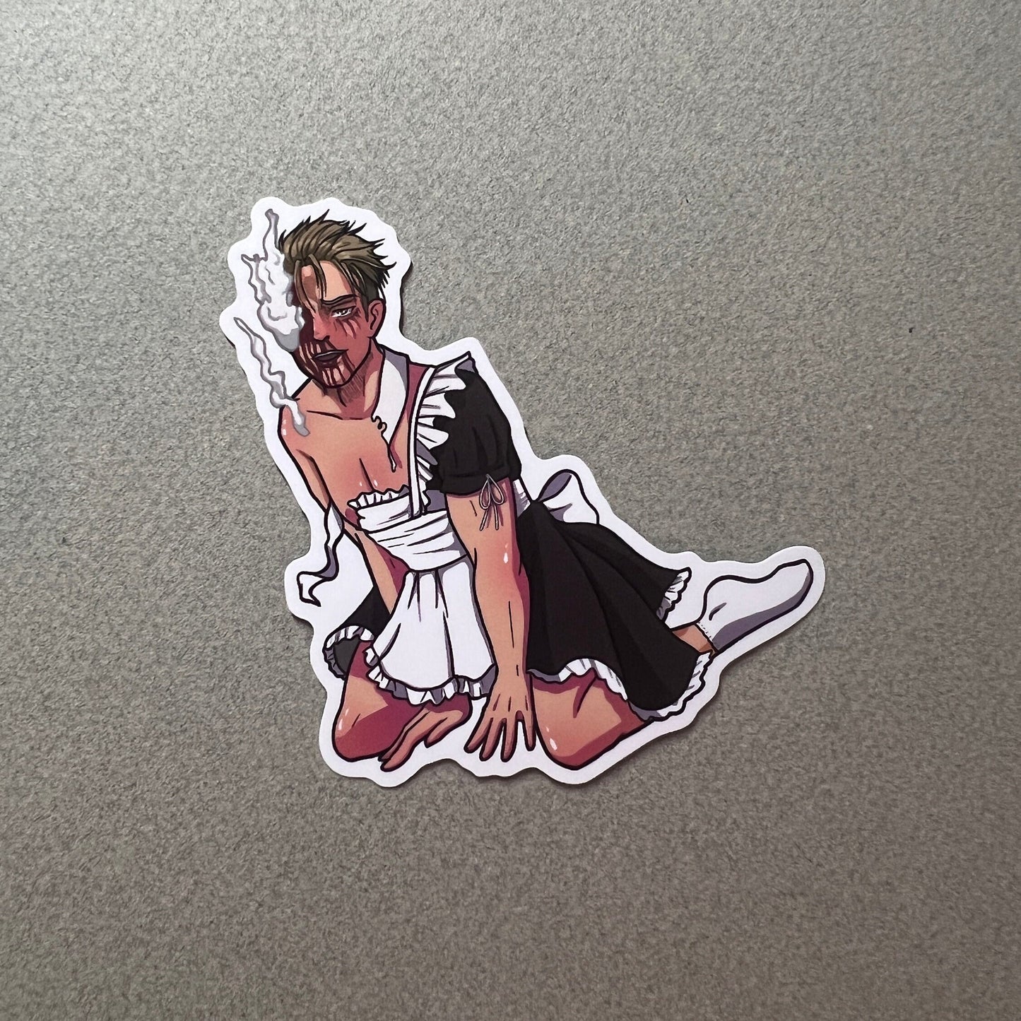 Hot, Dying, Jaw Maid Titan Sticker