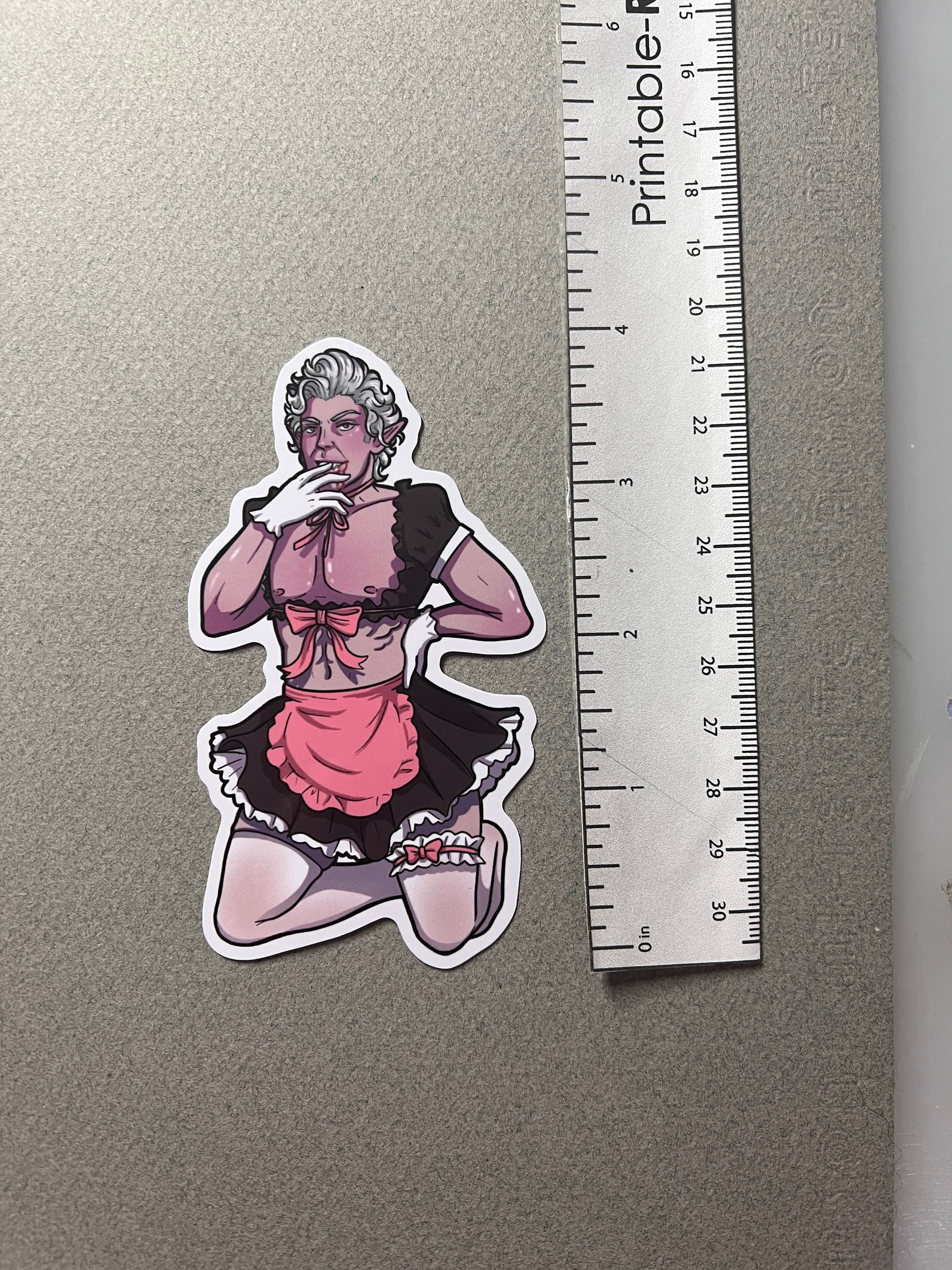 Sassy Vampire Maid Sticker