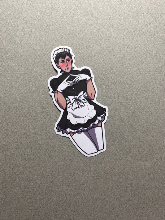 Maid Burnttoast Sticker