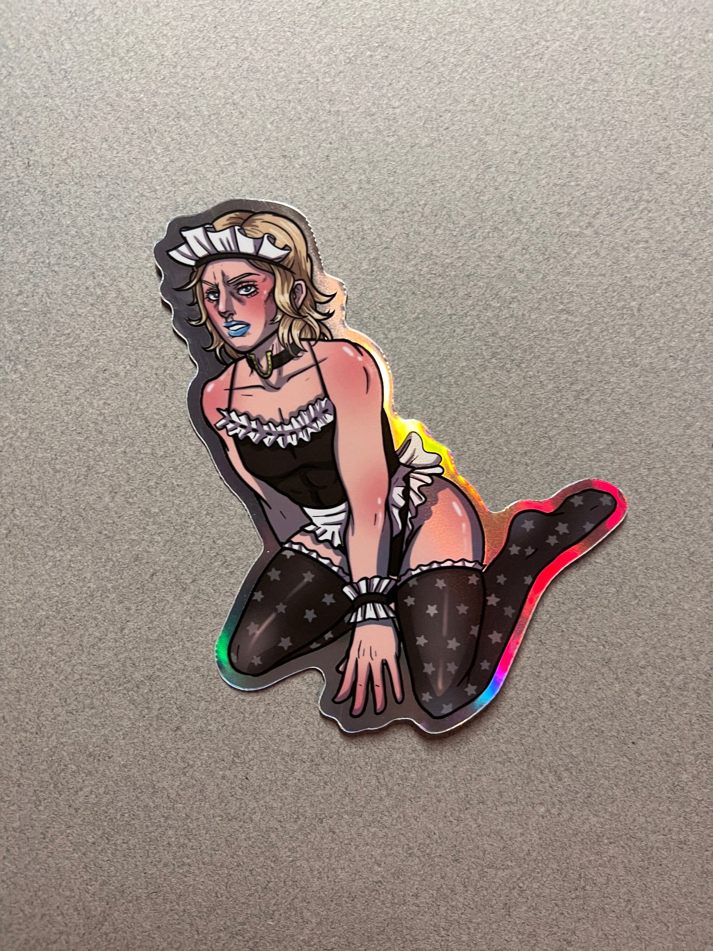 Fabulous Jockey Maid Sticker