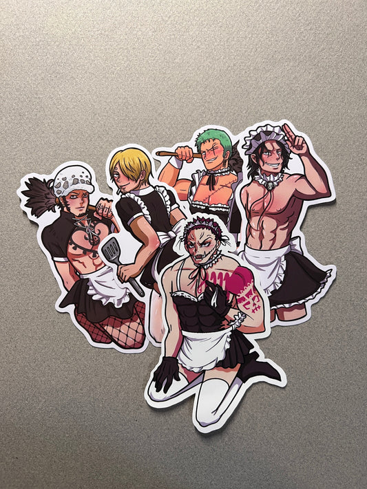 Maid Guys Sticker Pack