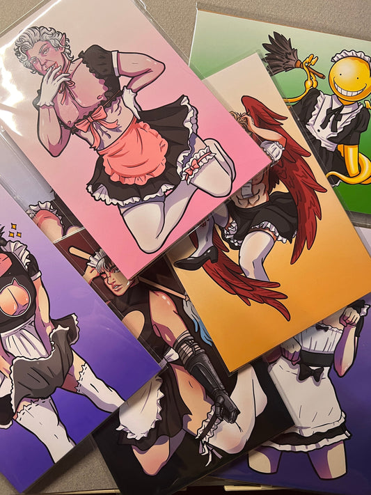 Maid and Goth Mommy Mini Prints