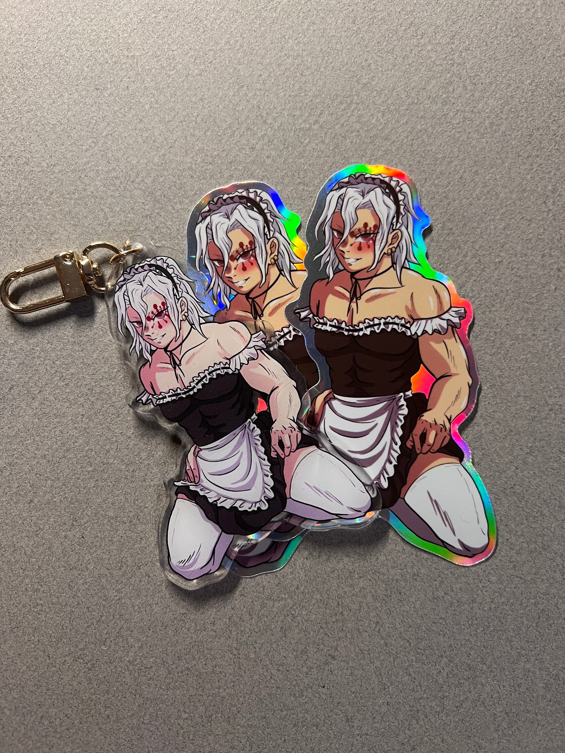 Flashy Maid Keychain