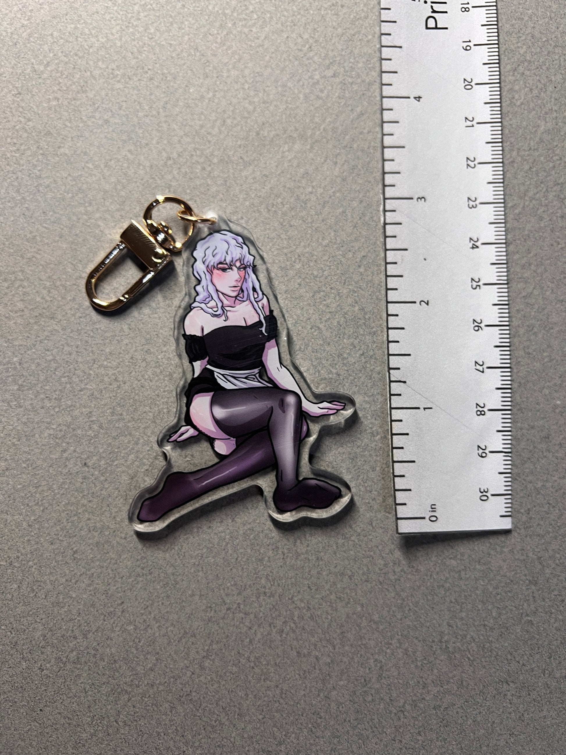 Evil Bird Maid Keychain