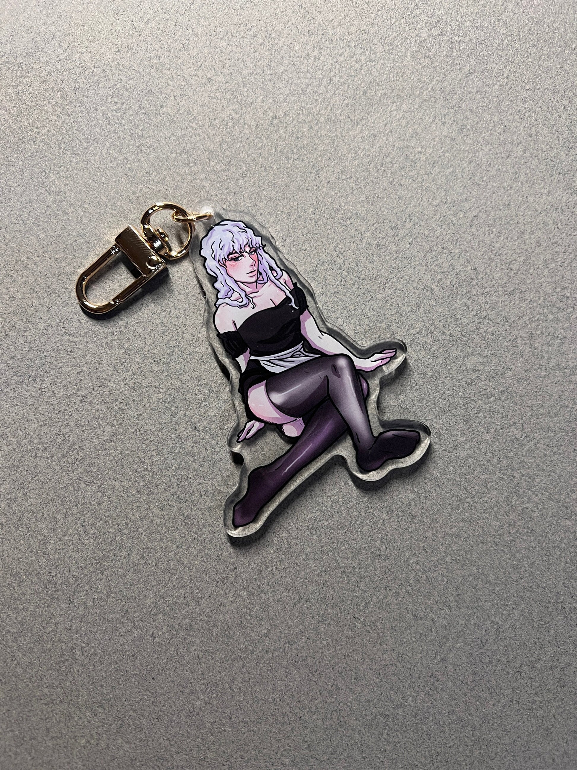 Evil Bird Maid Keychain