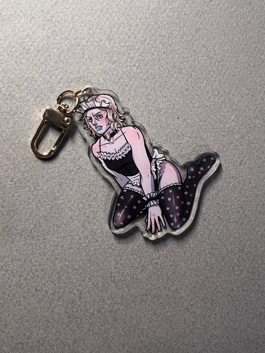 Fabulous Jockey Maid Keychain