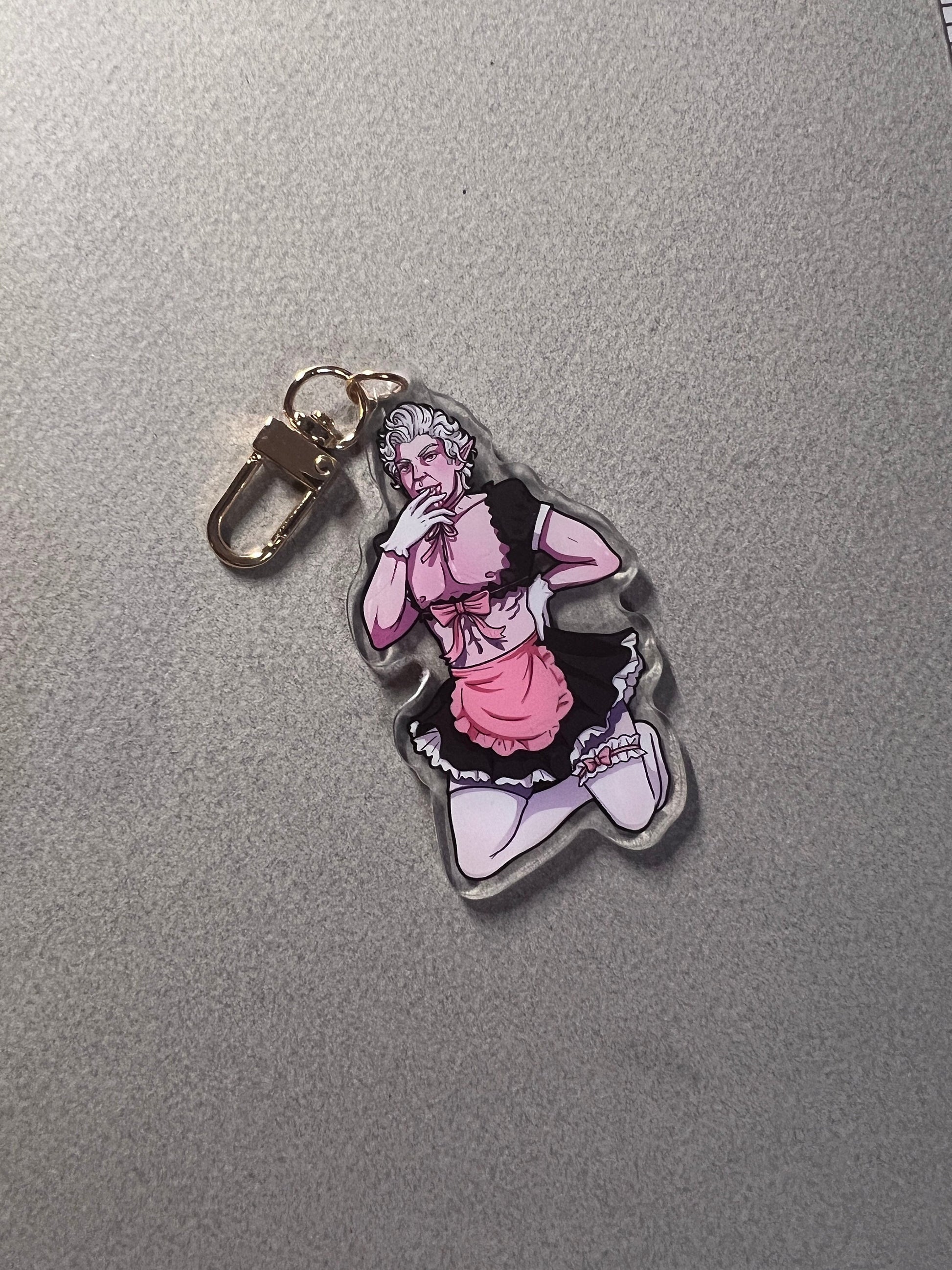 Sassy Vampire Maid Keychain