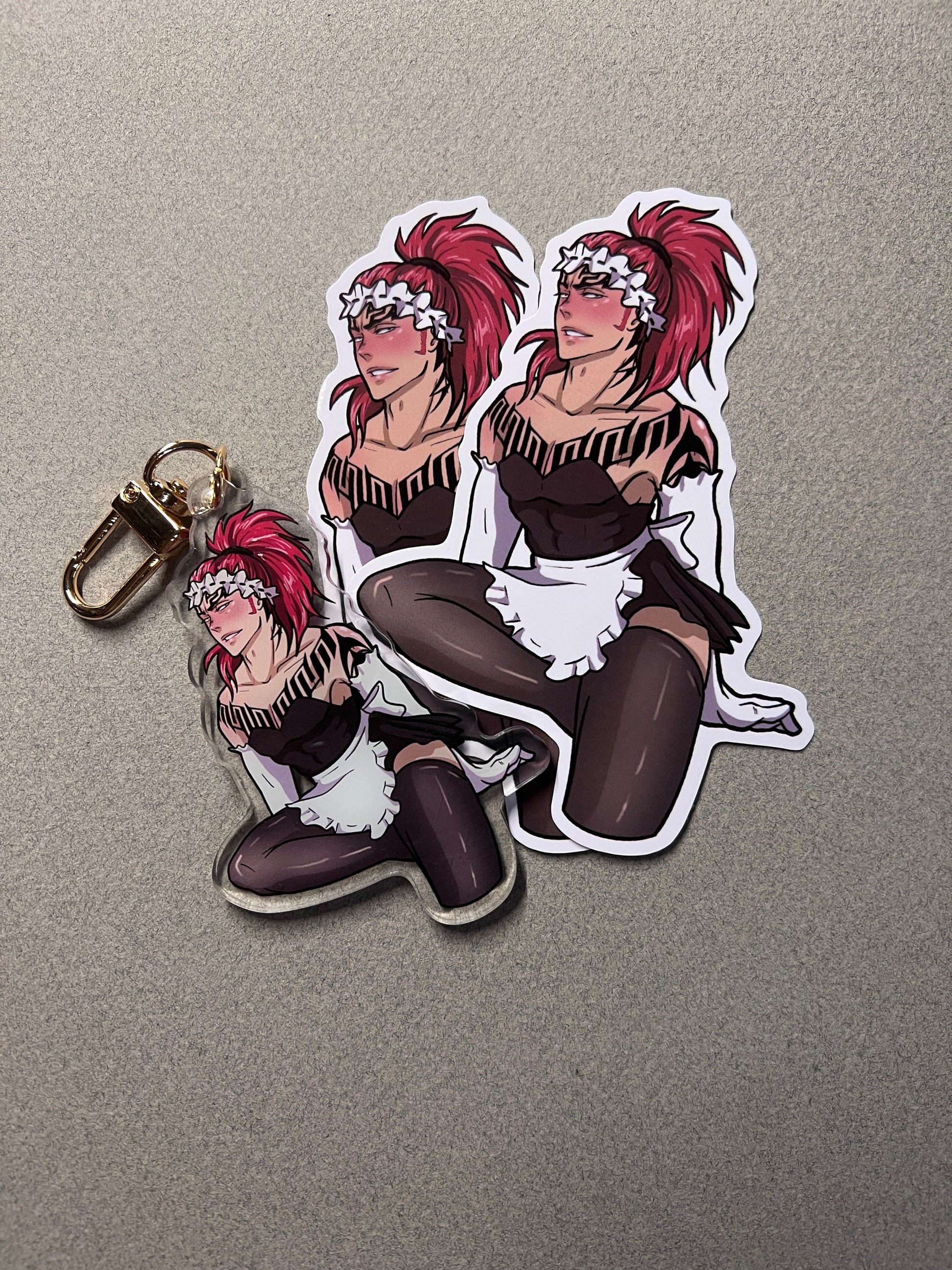 Zaddymaru Maid Keychain