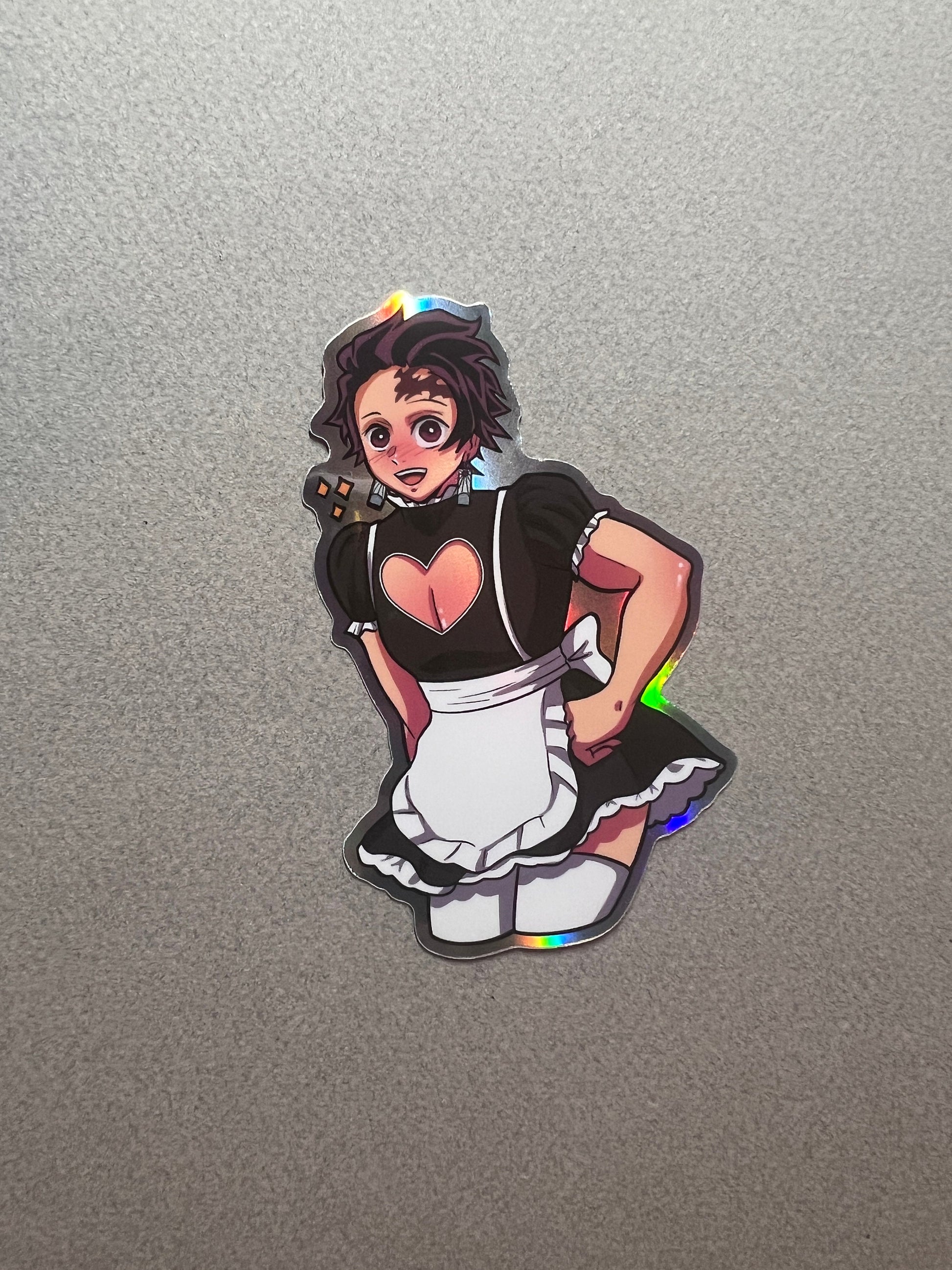 Adult Super Sniffer Demon Fighter Maid Sticker