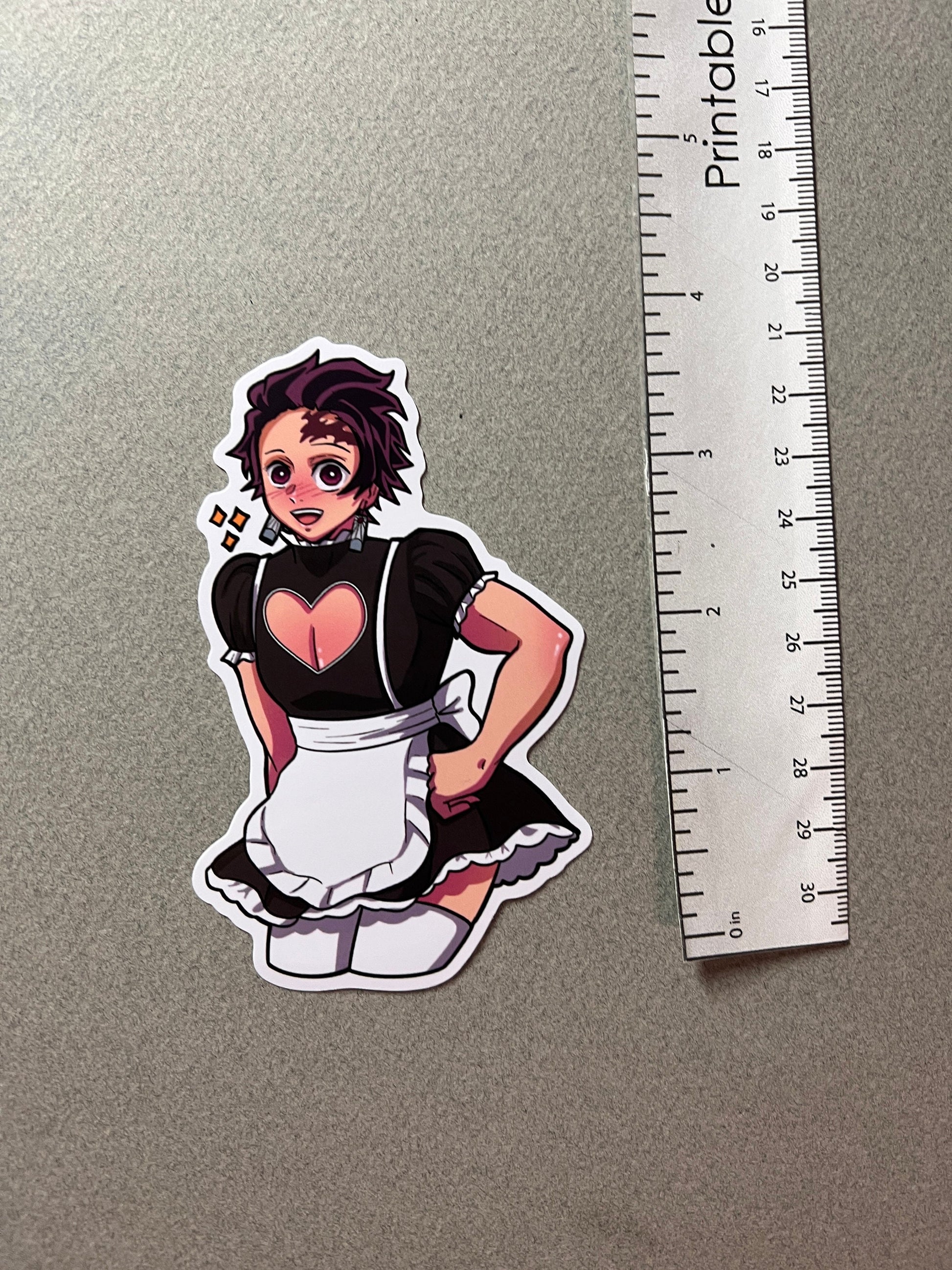 Adult Super Sniffer Demon Fighter Maid Sticker