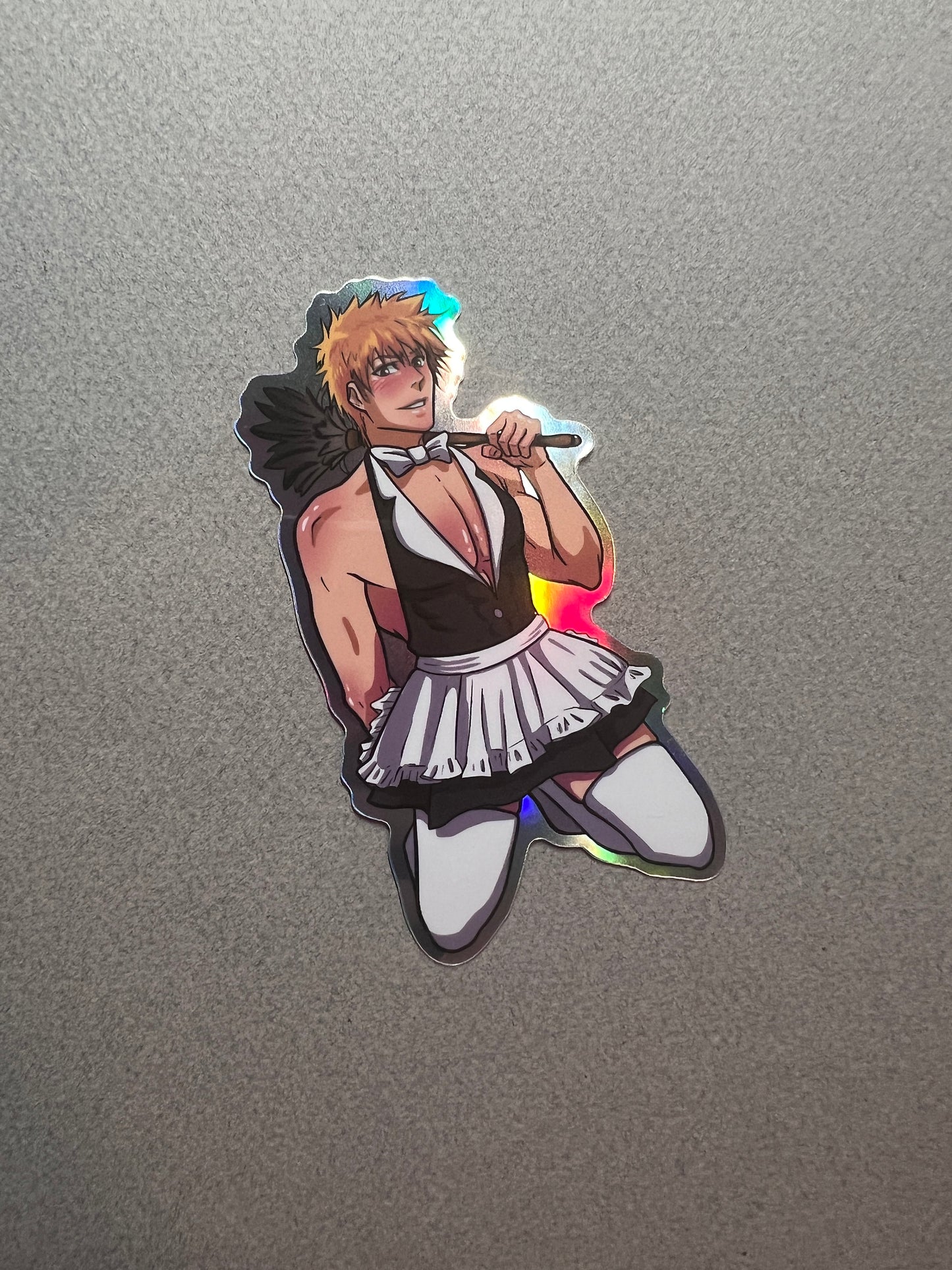 Adult Strawbby Swordsman Maid Sticker