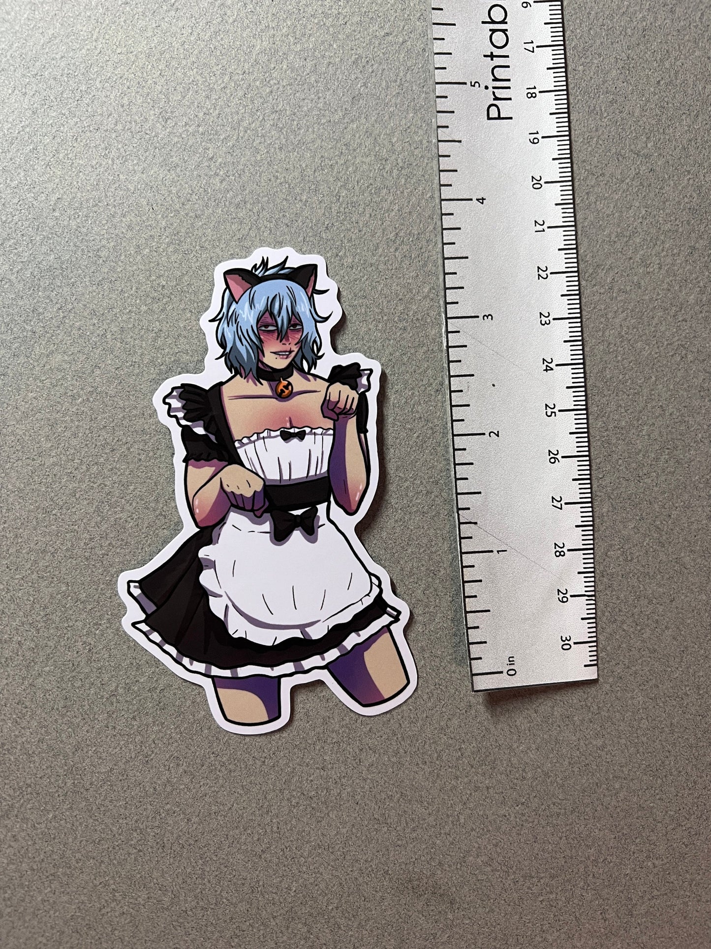 Decay Kitty Maid Sticker