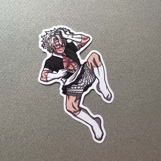 Wind Pillar Maid Sticker