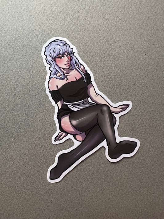 Evil Bird Maid Sticker