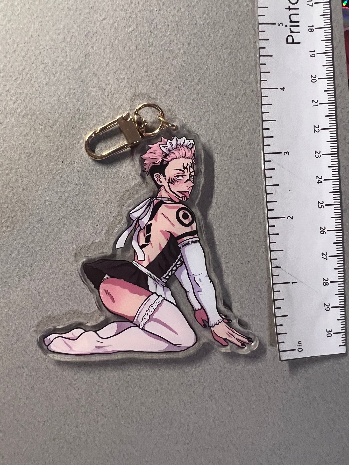 Maid Curse Keychain