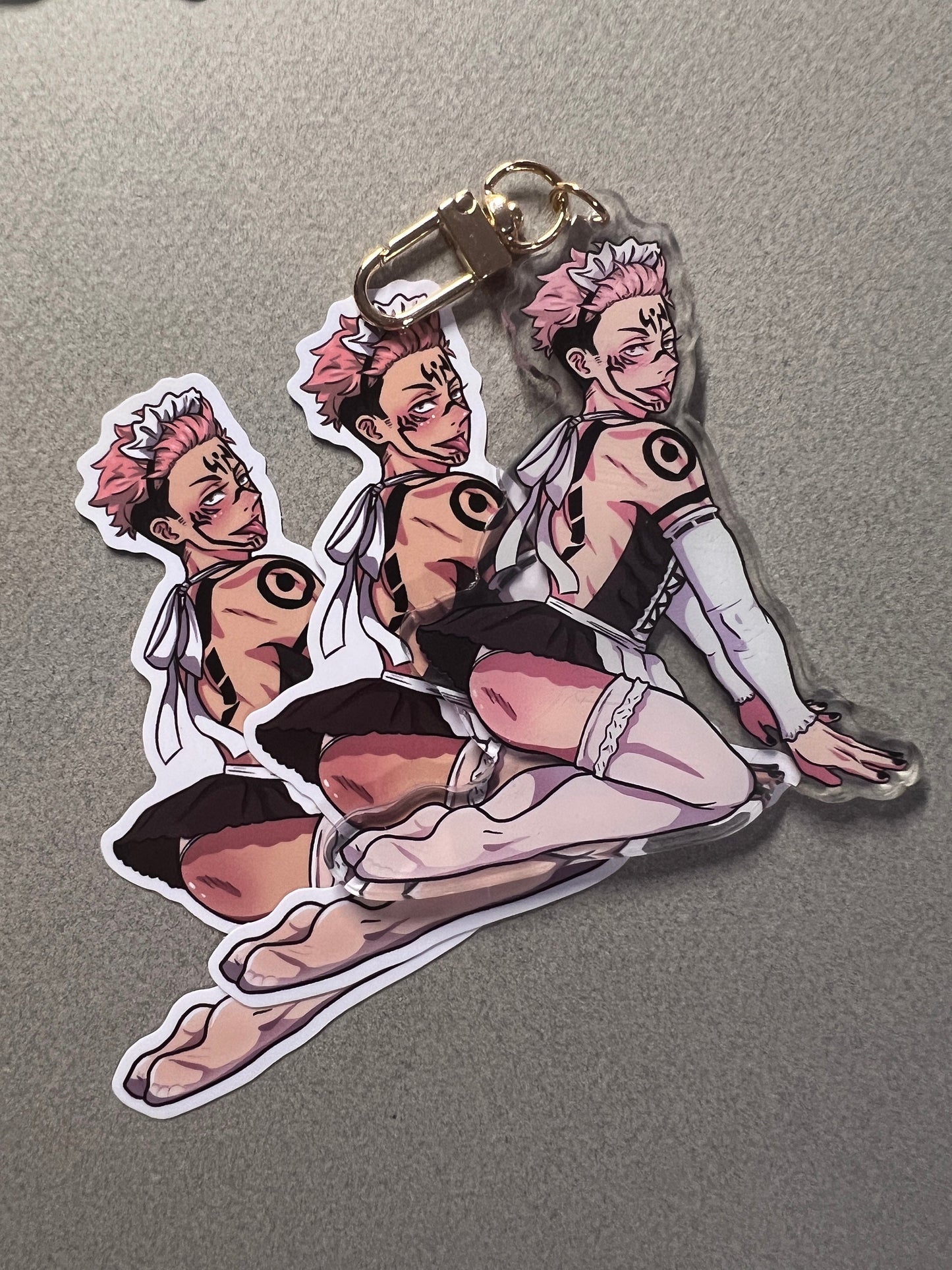 Maid Curse Keychain