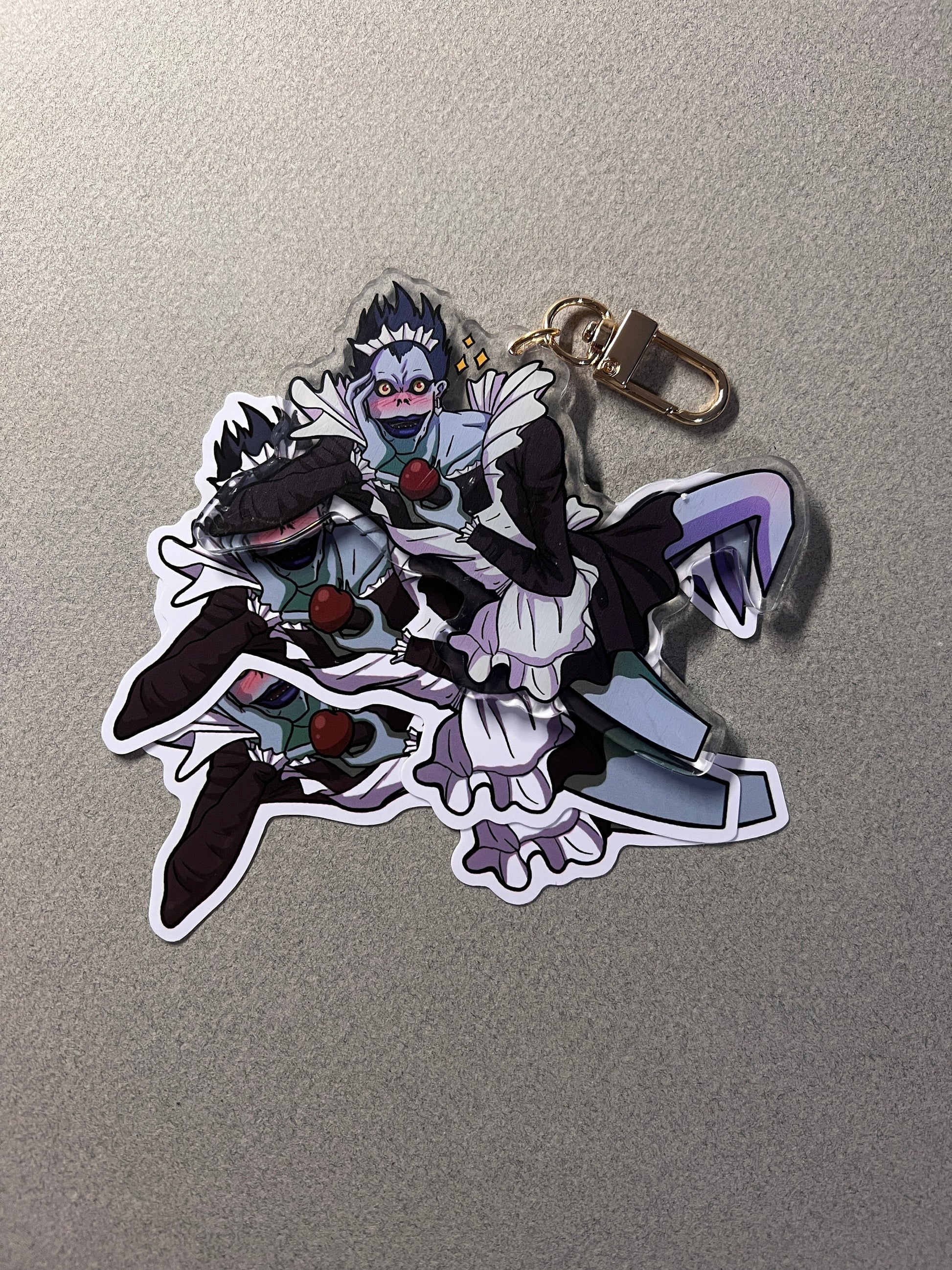 I Love Apples Maid Keychain