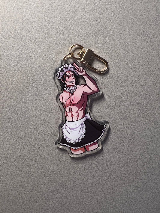 Fiery Maid Keychain