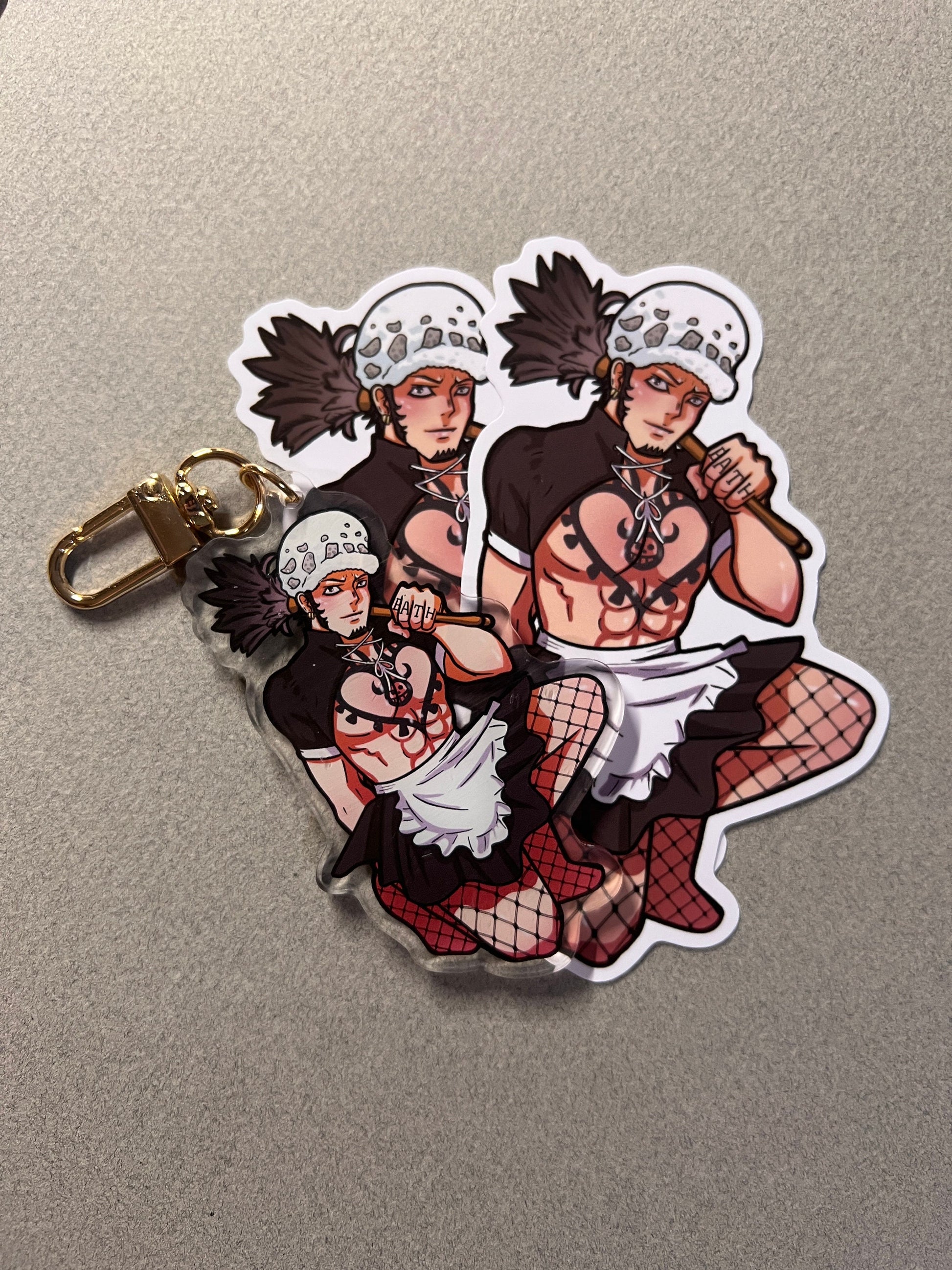 Medical Professional Maid Keychain